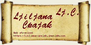 Ljiljana Čpajak vizit kartica